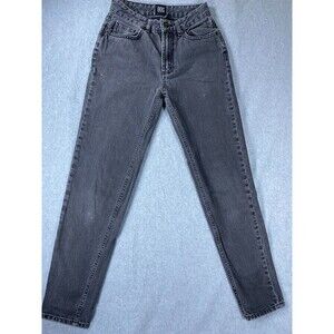 BDG Urban Outfitters Mom Jeans‎ Women's 24 Gray Denim Mid-Rise Classic Tapered
